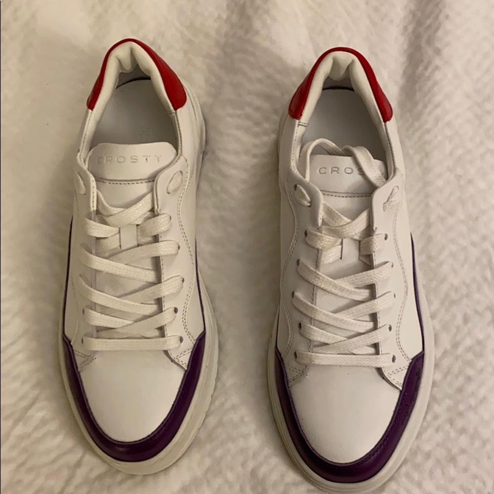 New CROSTY ONDA Italian leather multicolor sneaker